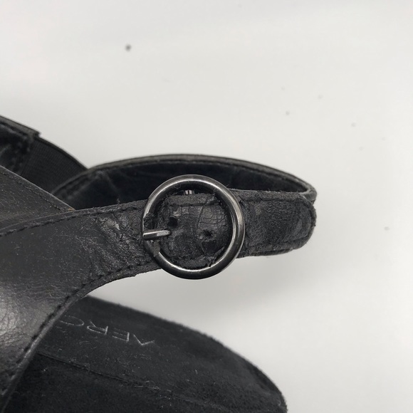 Aerosoles Black Strappy Heeled Sandals in Size 8 - Picture 11 of 12